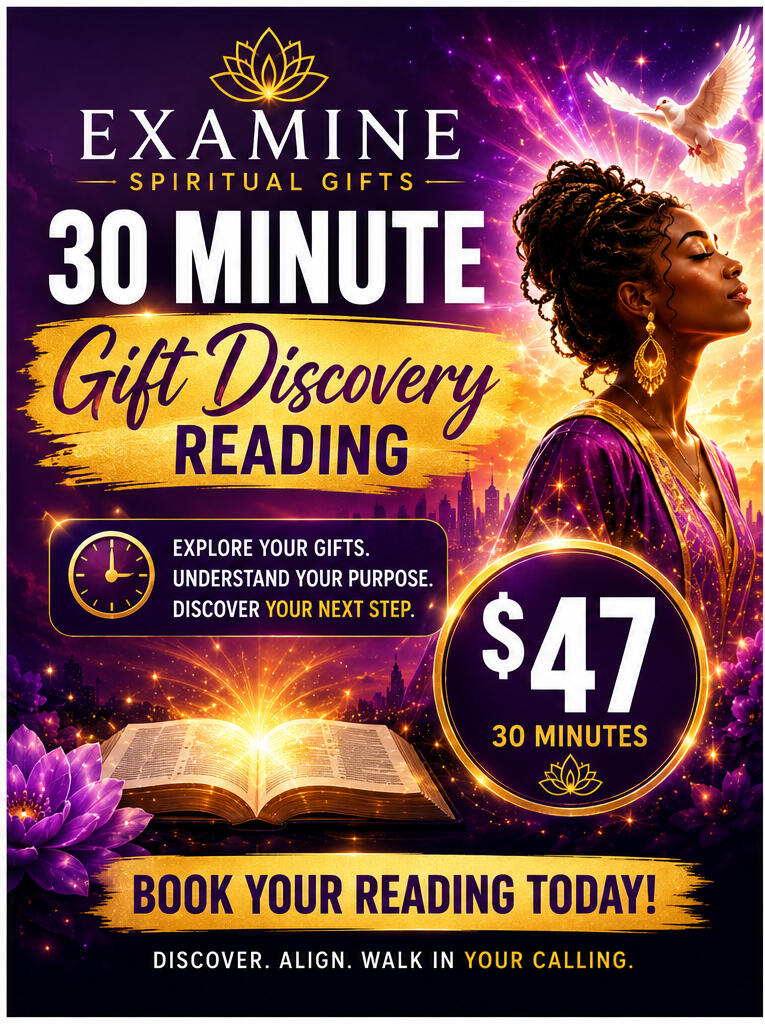 ✨ During the session, we may explore: • Gifts and abilities you may want to develop• Areas where you feel spiritually drawn• Recurring themes in your life• Your sense of purpose or calling• Spiritual impressions that arise during the conversation.